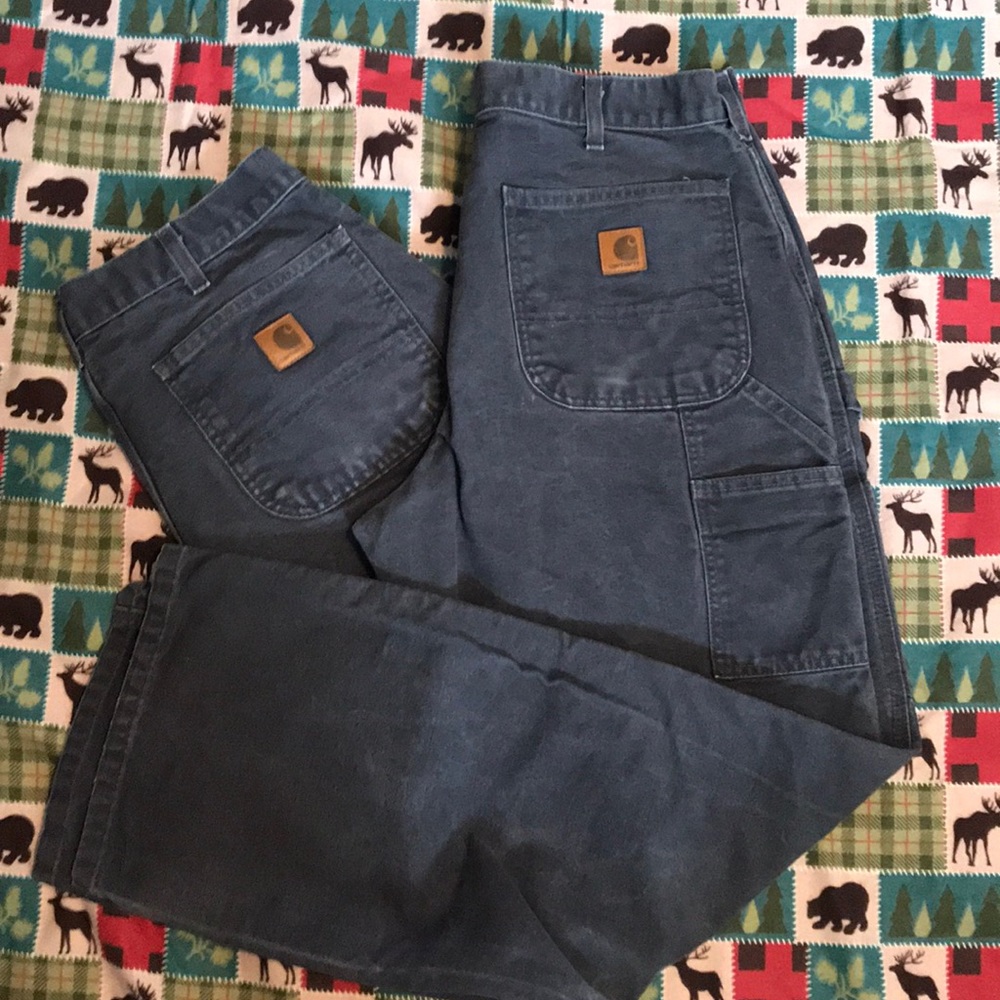 Men’s Carhartt work pants. 2 pair sold together.